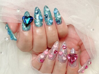 エール アンド ガレンド(ailse&Guarendo)/ハートネイル