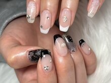 ラモ ネイル 大宮(Ramo)/レース×フレンチネイル