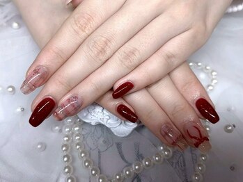エンシンサロン(Enshin Salon)/チェックネイル