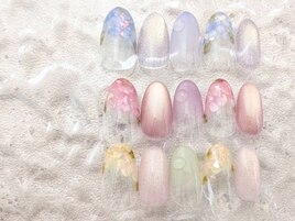 紫陽花ネイル ￥6800