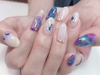 寺子屋ビューティーズ(寺子屋Beauty's)/大理石風ネイル