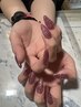 スカルプ　　￥9000　ラメグラ、ワンカラー、カラグラ  