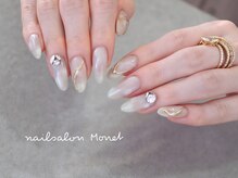 ネイルサロン モネ(Monet)/もやもやミラーアート