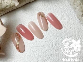 サロンモワ(salon mowa)/☆ピンクデザインネイル☆