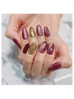 シンプルニュアンスネイル