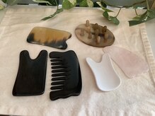 お肌　体質に合わせてかっさプレートも使い分けています