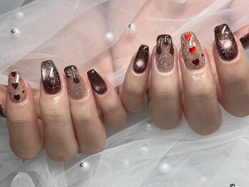 岩崎施術　チョコネイル