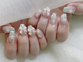 スペラ 大宮店(Spera)/爽やかミントミラー透明感ネイル