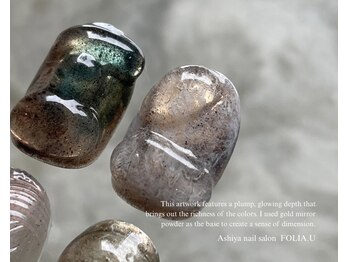 フォリアユー(FOLIA.U)の写真/「こんなネイルがしたかった」はFOLIA.Uで叶う＿トレンドデザインも多数ご用意◎持ち込みアート￥8,600から