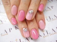 ネイルサロン キラップ(Nail Salon KiLAP)/１カラーＶカット￥6980
