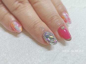 サロン ド メルシー(Salon de MERCI)/華やかコース×ストーン☆