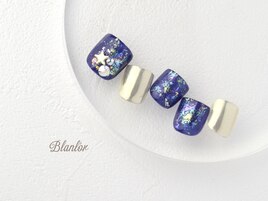 FOOT オーロラスターネイル☆