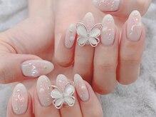 ディーネイル 四条烏丸(D-nail)/【山田】チーク×蝶々