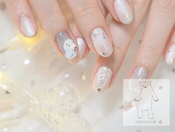 オトナネイル(otona nail)/クリスマスネイル スノーマン