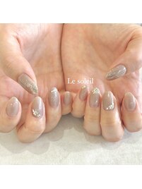 大人シンプルネイル　byあやか