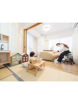 お子様同伴OKのサロン