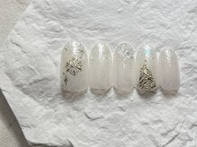 リライトネイル(Relight nail)/ホワイトクリスマスネイル☆