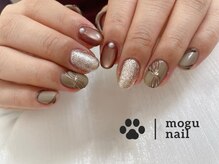 モグネイル(Mogunail)/バレンタインネイル/リボン