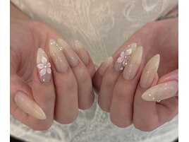長さだし　3Dフラワー