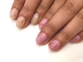 【大理石ネイル】