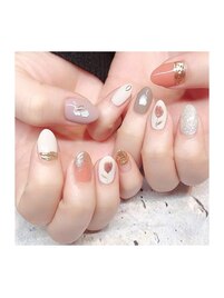 アート×フラワーネイル