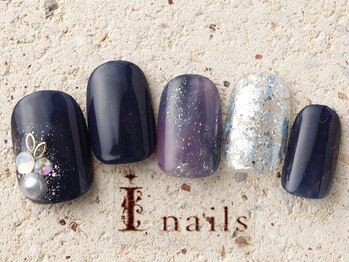 アイネイルズ 町田店(I nails)/秋冬カラーホログラム　7980円
