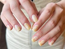 アイネイルズ 梅田店(I nails)/ニュアンスイエローネイル