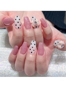 クイーンズビューティーサロン 新宿本店(Queen's beauty salon)/チップ長さ出し10本+定額コース