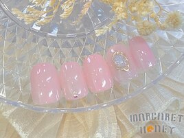 ぷっくりマグネットネイル