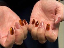 ネイルサロンアンドスクール ミュー(Nail Salon & school mieux)/べっ甲ネイルデザイン