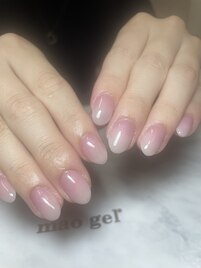 マオジェル花びらネイル