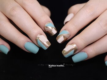 カカネイルズ(Kaka nails)/【持ち込みデザイン】ミラー