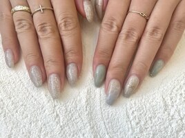 夏ニュアンスネイル