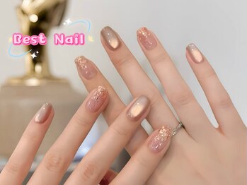 ベストネイル 池袋東口店(Best Nail)/春/桜/スカルプ/いちご/ピンク