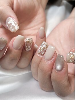 ハルネイル(hal nail)の写真/落ち着いた雰囲気の大人女子向けサロン◎オフィスネイルも上品に！