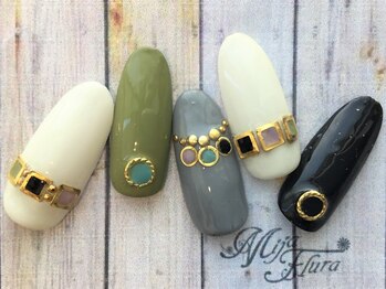 ホームネイルサロン 戸田 ミハ フルーラ(Home Nail Salon Mija Flura)/ラグジュアリー　￥7980　I150L