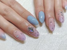 サロン ド メルシー(Salon de MERCI)/春ブルー×パープル☆