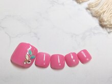 パラジェル登録サロン バランス シンプルネイル&アイラッシュ 新田東店(balance)/ピンクネイル