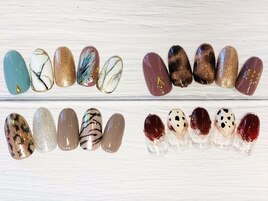 秋ネイルサンプル