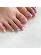 レイ(Rei)/カラフルマットネイル