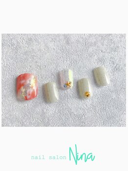 フィリス ネイル 横浜ランドマークプラザ店(PHYLIS)/天然石ニュアンスネイル