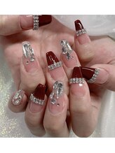 モルフォネイル(Morpho nail)/ワンホンフレンチ