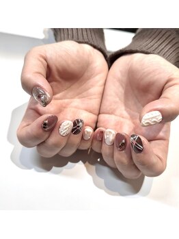 モンシャブラン(Mon Chat Blanc)/お客様ネイル☆