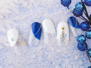 クリスマスツリーネイル