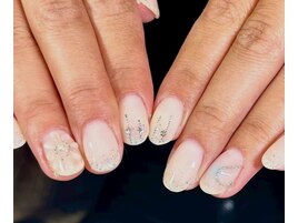 3Dフラワ-/ヌーディー/大人上品