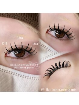エイチ アイラッシュ(H eyelash)/W flat lash