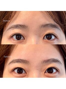 サン ヘアーアンドメイク(Sa N.HAIR&MAKE)の写真/【大阪北浜】業界希少◇「やりすぎない」が、一番似合う。自分だけの眉を仕立てるテーラリング◎