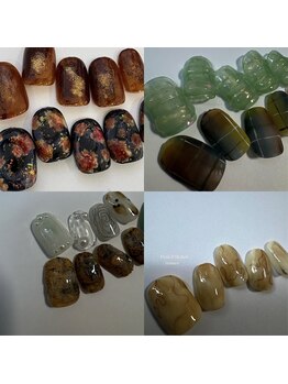 ラテネイル(Latte nail)の写真/【持ち込みデザインOK】大人ニュアンスが大人気*カラー100色以上&サンプルも多数♪[パラジェル/フィルイン]