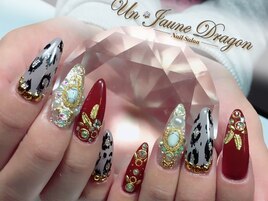 変形レオパードネイル