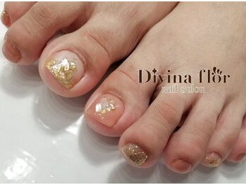 キイコネイル(kiiko.nail)/ニュアンスフットネイル